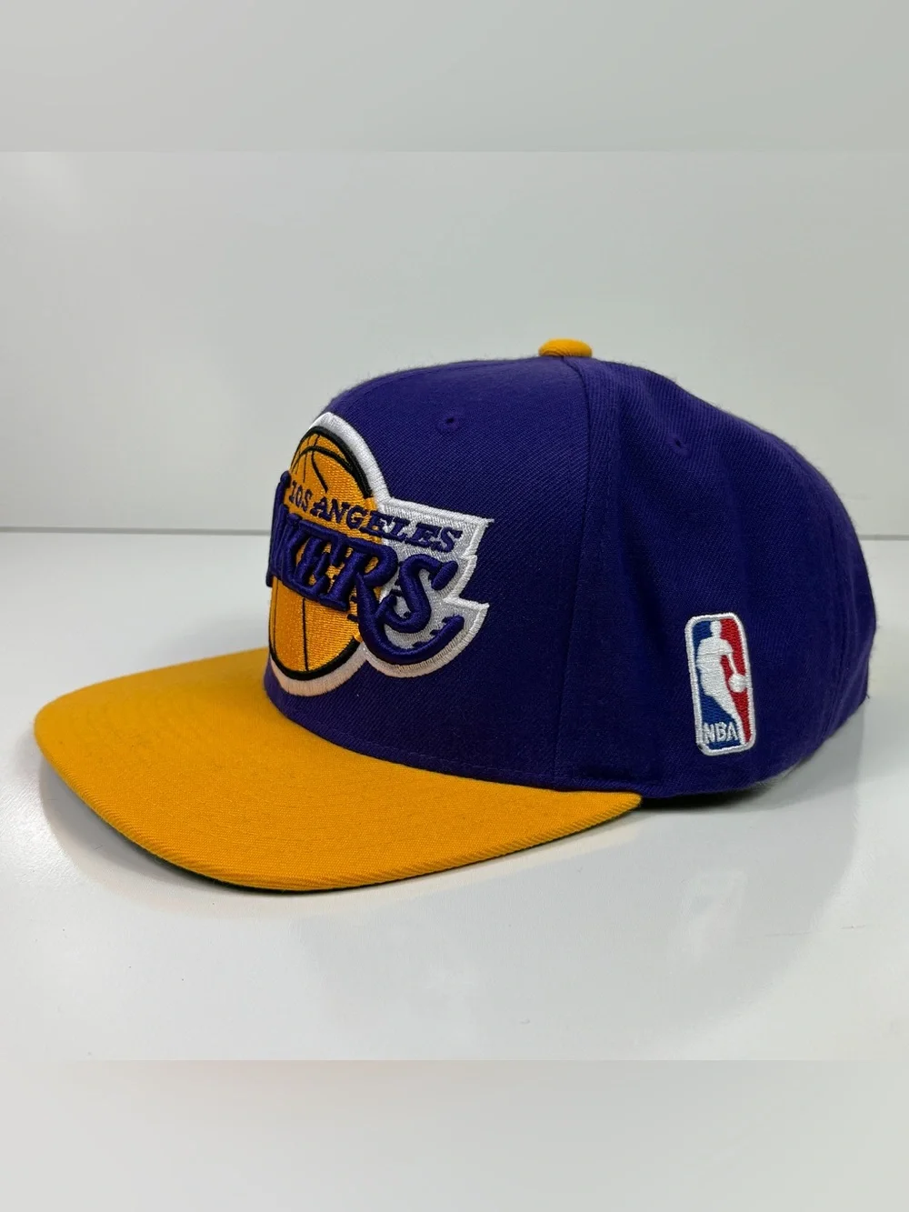 Los Angeles Lakers Mitchell & Ness NBA Hardwood Classics Cap Snap Back Hat